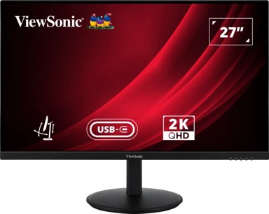 VIEWSONIC Monitor VG2709-2K-MHDU-2 / 27", 2560 x 1440, QHD, IPS, crna